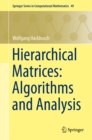 Hierarchical Matrices: Algorithms and Analysis - eBook