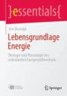 Lebensgrundlage Energie : Okologie und Physiologie des mikrobiellen Energiestoffwechsels - eBook
