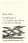 Grundfragen der Deckungsbeitragsrechnung in der Binnenschiffahrt : Die Zurechenbarkeit der Erlose und Kosten - eBook