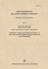 Ermittlung der Vorgange beim Benetzen und Trocknen von Faden unter besonderer Berucksichtigung der Arbeitsweise von Schlichtmaschinen - eBook