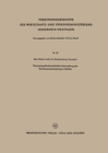 Flammenspektralanalytische Untersuchung der Ferritzusammensetzung in Stahlen - eBook