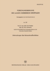 Untersuchungen uber Bolzenschweiverfahren - eBook