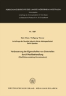 Verbesserung der Eigenschaften von Sinterteilen durch Nachbehandlung : Oberflachenveredelung, Korrosionsschutz - eBook