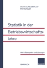Statistik in der Betriebswirtschaftslehre - eBook