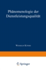 Phanomenologie der Dienstleistungsqualitat - eBook