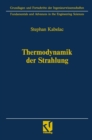Thermodynamik der Strahlung - eBook
