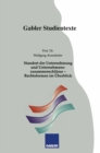 Standort der Unternehmung und Unternehmenszusammenschlusse - Rechtsformen im Uberblick - eBook