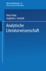 Analytische Literaturwissenschaft - eBook