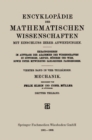 Encyklopadie der Mathematischen Wissenschaften mit Einschluss ihrer Anwendungen : Vierter Band: Mechanik - eBook