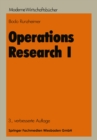Operations Research I : Lineare Planungsrechnung und Netzplantechnik - eBook