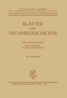 Blatter fur Technikgeschichte : Funfzehntes Heft - eBook