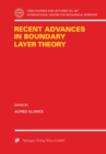 Recent Advances in Boundary Layer Theory - eBook