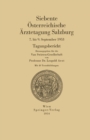 Siebente Osterreichische Arztetagung Salzburg : 7. bis 9. September 1953 - eBook