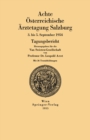 Achte Osterreichische Arztetagung Salzburg : 3. bis 5. September 1954 - eBook