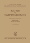 Blatter fur Technikgeschichte - eBook