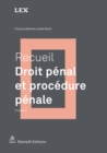 Recueil : Droit penal et procedure penale - eBook