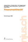 Finanzmarktrecht : Entwicklungen 2020 - eBook