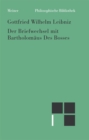 Der Briefwechsel mit Bartholomaus Des Bosses - eBook
