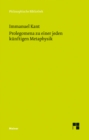 Prolegomena zu einer jeden kunftigen Metaphysik, die als Wissenschaft wird auftreten konnen - eBook