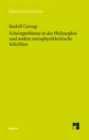 Scheinprobleme in der Philosophie und andere metaphysikkritische Schriften - eBook