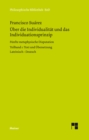Uber die Individualitat und das Individuationsprinzip I : Funfte metaphysische Disputation. Text und Ubersetzung. Zweisprachige Ausgabe - eBook