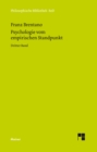 Psychologie vom empirischen Standpunkt. Dritter Band : Vom sinnlichen und noetischen Bewusstsein. Auere und innere Wahrnehmung, Begriffe - eBook