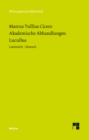 Akademische Abhandlungen. Lucullus - eBook