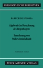 Algebraische Berechnung des Regenbogens - Berechnung von Wahrscheinlichkeiten : Samtliche Werke, Erganzungsband. Zweisprachige Ausgabe - eBook