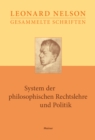 System der philosophischen Rechtslehre und Politik : Vorlesungen uber die Grundlagen der Ethik. Dritter Band - eBook