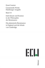 Individuum und Kosmos in der Philosophie der Renaissance : Die Platonische Renaissance in England und die Schule von Cambridge - eBook