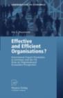 Effective and Efficient Organisations? : Government Export Promotion in Germany and the UK from an Organisational Economics Perspective - eBook