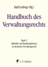 Handbuch des Verwaltungsrechts : Band V: Mastabe und Handlungsformen im deutschen Verwaltungsrecht - eBook