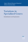 Variations in Specialized Genres : Standardization and Popularization - eBook