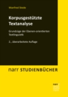Korpusgestutzte Textanalyse : Grundzuge der Ebenen-orientierten Textlinguistik - eBook