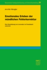 Emotionales Erleben der mundlichen Fehlerkorrektur : Eine Einschatzung von Lernenden im Franzosischunterricht - eBook
