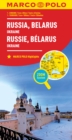 Russia and Belarus Marco Polo Map : Also shows Ukraine - Book