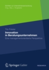 Innovation in Beratungsunternehmen : Eine managementorientierte Perspektive - eBook