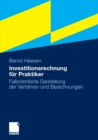 Investitionsrechnung fur Praktiker : Fallorientierte Darstellung der Verfahren und Berechnungen - eBook