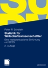 Statistik fur Wirtschaftswissenschaftler : Eine realdatenbasierte Einfuhrung mit SPSS - eBook