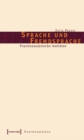 Sprache und Fremdsprache : Psychoanalytische Aufsatze - eBook