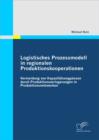 Logistisches Prozessmodell in regionalen Produktionskooperationen : Vermeidung von Kapazitatsengpassen durch Produktionsverlagerungen in Produktionsnetzwerken - eBook