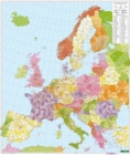 Europe Post Codes Map Provided with Metal Ledges/Tube 1:3 700 000 - Book