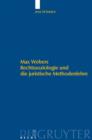Max Webers Rechtssoziologie und die juristische Methodenlehre - eBook