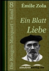 Ein Blatt Liebe : Die Rougon-Macquart - Band 8 - eBook