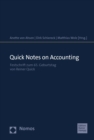 Quick Notes on Accounting : Festschrift zum 65. Geburtstag von Reiner Quick - eBook