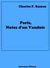 Paris, Notes d'un Vaudois - eBook
