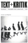 TEXT + KRITIK Sonderband  - Literatur und Migration - eBook