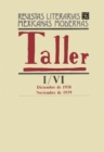 Taller I, diciembre de 1938 - VI, noviembre de 1939 - eBook