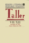 Taller VII, diciembre de 1939-XII, enero-febrero de 1941 - eBook