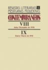 Contemporaneos VIII, julio-diciembre de 1930 - IX, enero-marzo de 1931 - eBook